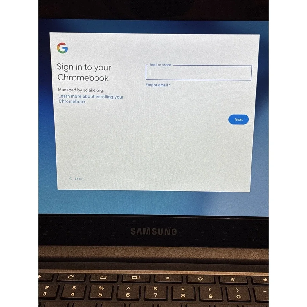 Samsung Chromebook XE500C13 11.6